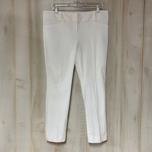 NWT Ytuieky White Straight Leg Pants 14